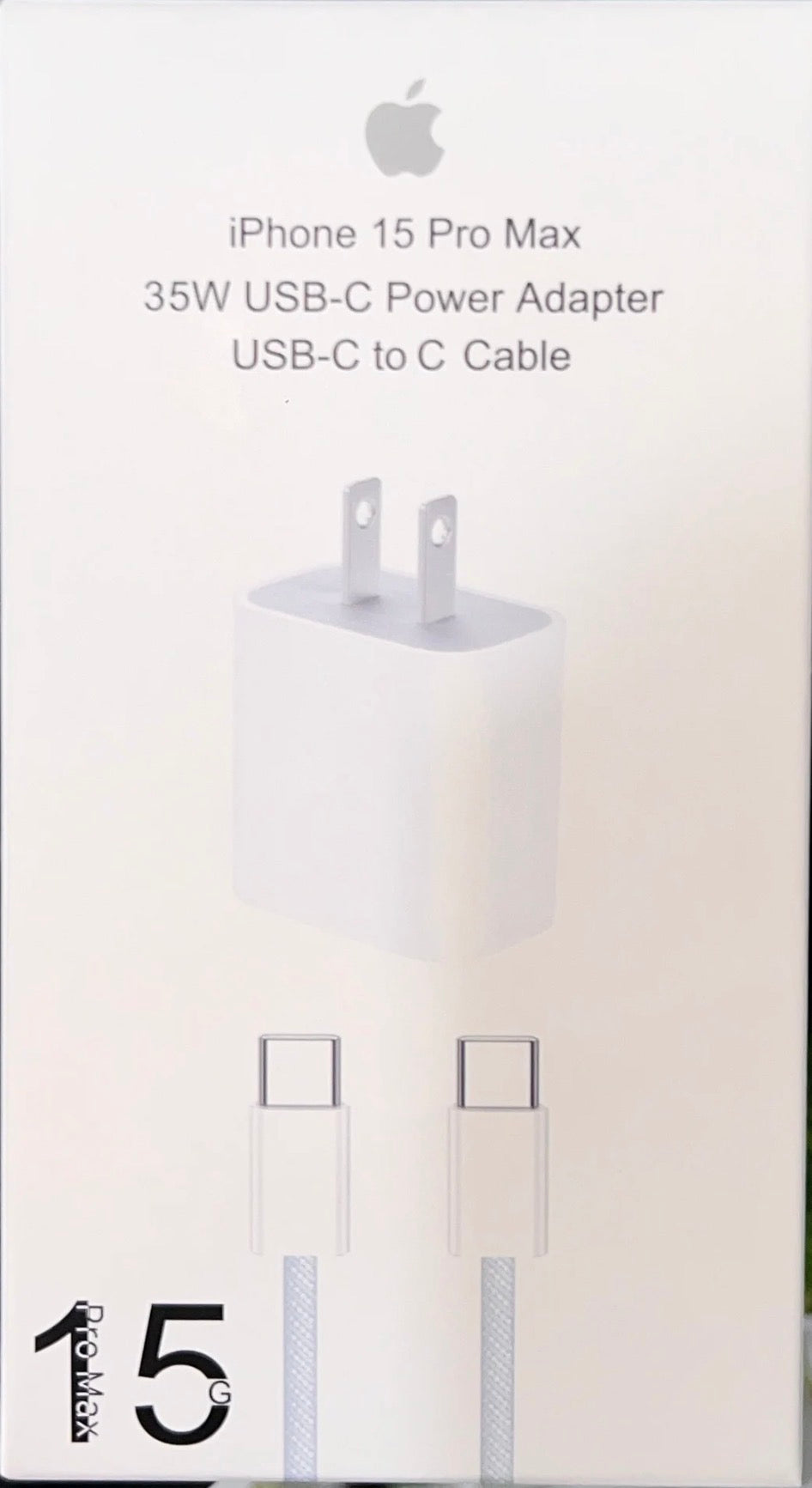 Cargador tipo - C (Set cubo y cable)